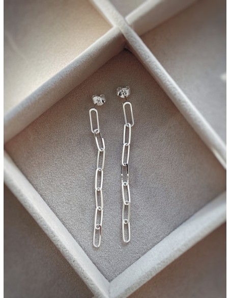 Little Rectangular Chian Earrings