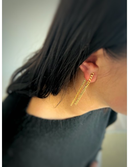 Double Chain Earrings