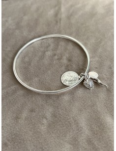 Bracelet Rigid Sacred Heart