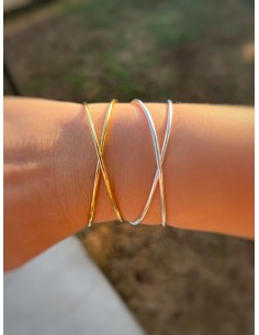 Bracciale Rigido Incrocio