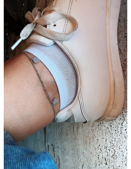 Cavigliera con Tre Cuori Pendenti