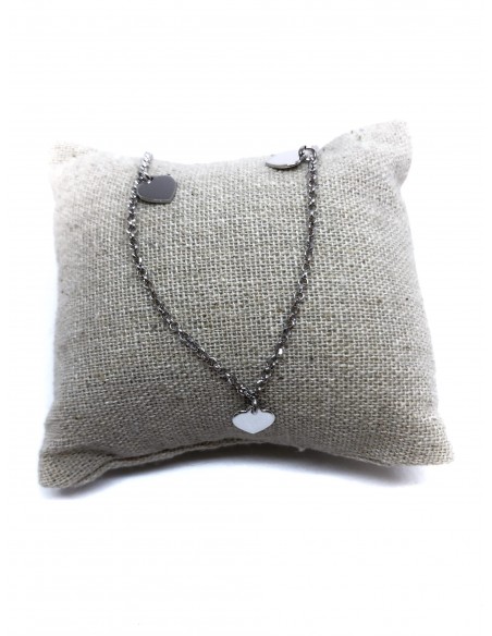 Cavigliera con Tre Cuori Pendenti