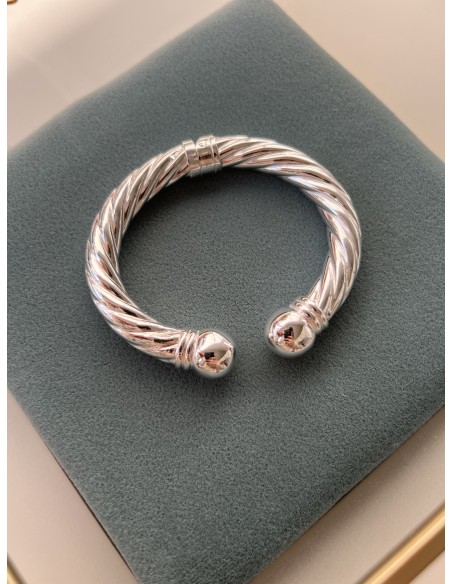 Bracciale Rigido Torchon Aperto