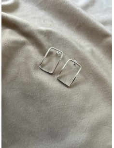 Orecchini a Lobo Quadrato