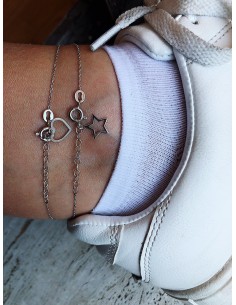 Cavigliera con Soggetti a Filo Pendenti