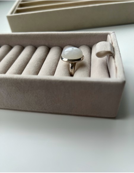 Moon Stone Ring 11 Measure