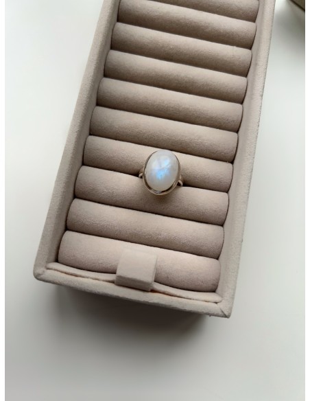 Moon Stone Ring 11 Measure