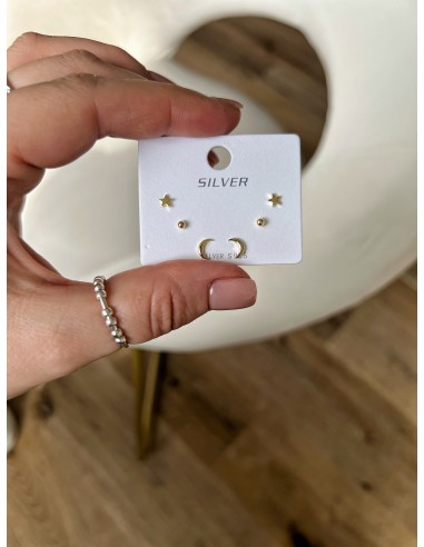 Set di Orecchini Stella e Luna