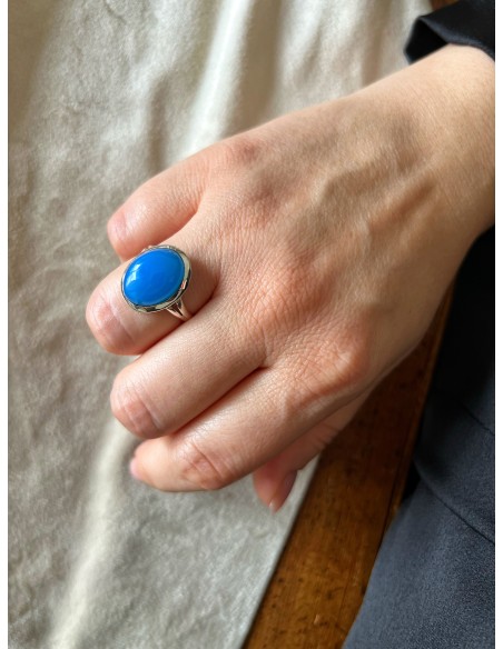 Anello Calcedonio Misura 23