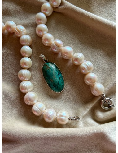 Medaglione Turchese 3.5 cm x 2 cm