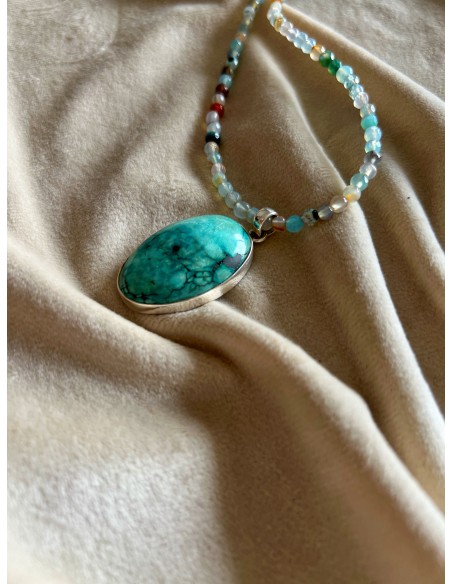 Turquoise Medallion 3.5 cm x 2.3 cm