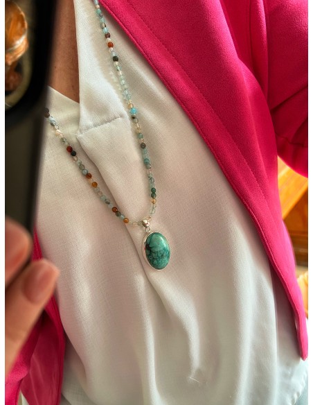 Medaglione Turchese 3.5 cm x 2.3 cm