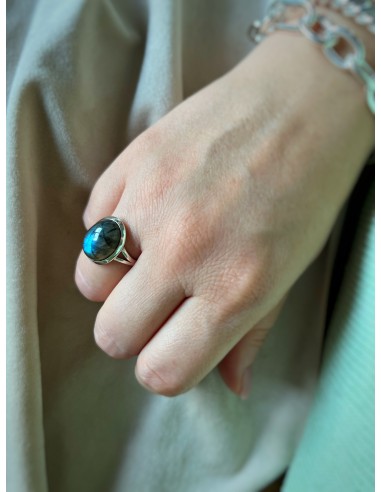 Anello Labradorite