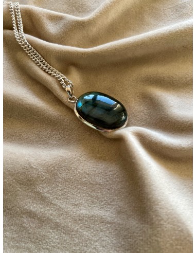 Medaglione Labradorite 3.3 cm x 2.4 cm