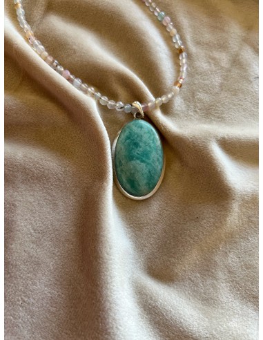 Medaglione Amazzonite 2.6 cm x 4 cm