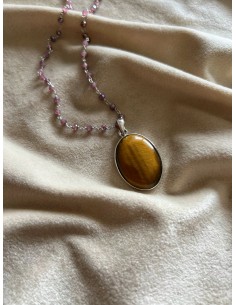 Tiger Eye Medallion 3 cm x... 2