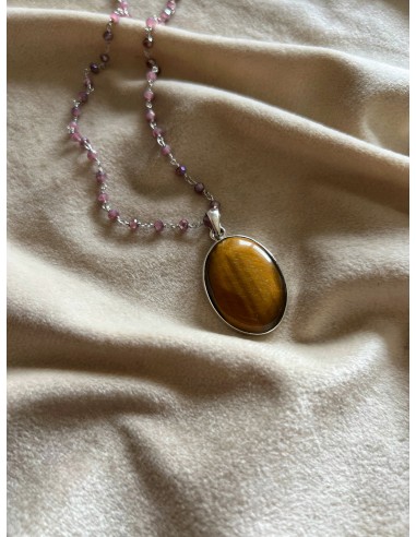 Tiger Eye Medallion 3 cm x 2.2 cm