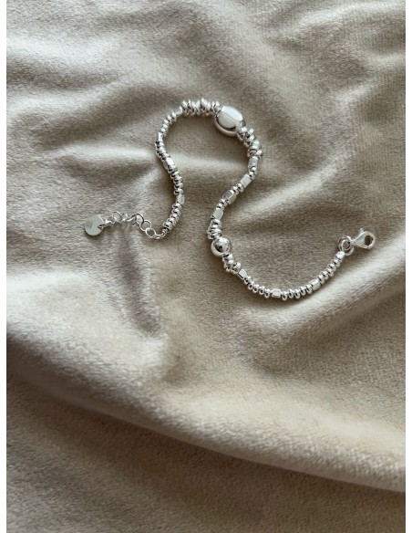 Central Pepita Bracelet with Knots and Washers