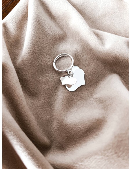 Ring Three Hearts Pendant