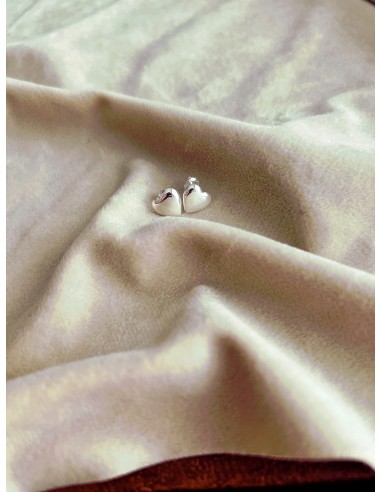 Earrings Domed Heart