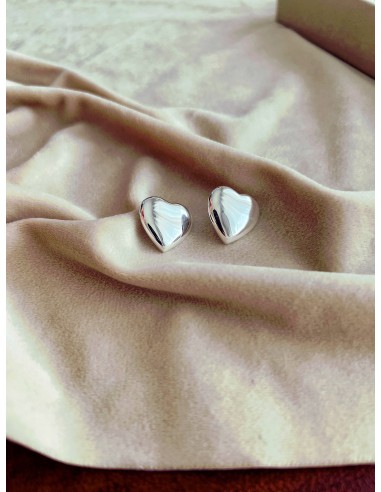 Earrings Domed Heart