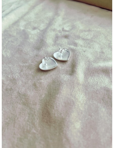 Orecchini Cuore Bombato