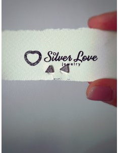 Zircon Trinagle Earring