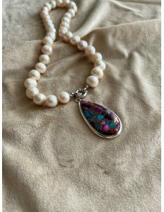 Drop Medallion Turquoise... 2