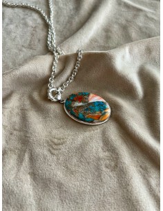 Medallion Oval Turquoise...