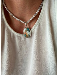 Medallion Oval Turquoise...