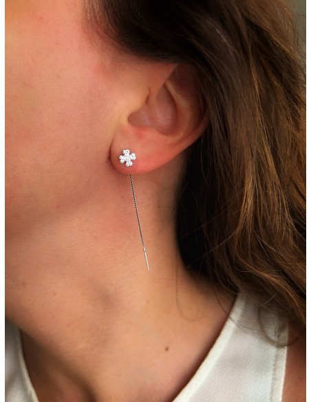 Monorecchino Ear Thread Quadrifoglio