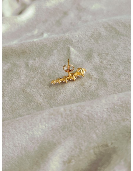 Single Earring Zircon Line