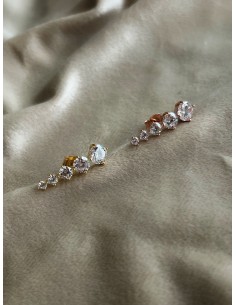 Single Earring Zircon Line 2