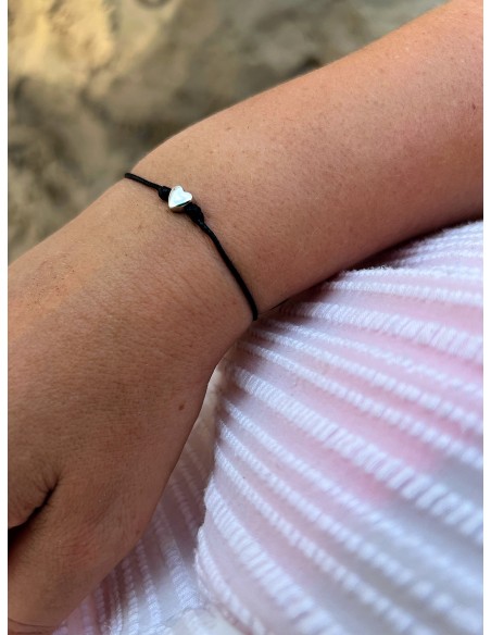 Bracciale Cordino e Cuore