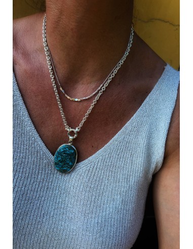 Medallion Oval Turquoise Copper Blue