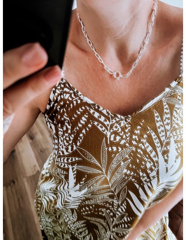 Collana Maglia Rettangolare Piccola