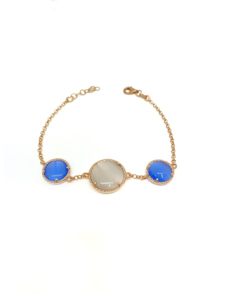 Bracciale con Pietre Idrotermali e Montatura Lavorata