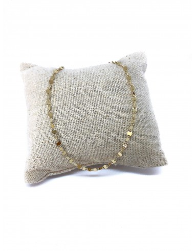 Collana Corta Strangolino con Maglia Sfaccettata