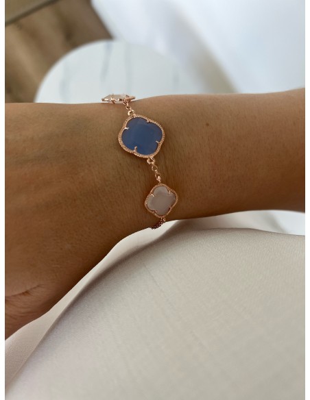 copy of Bracelet with Flower Hydrothermal Stones