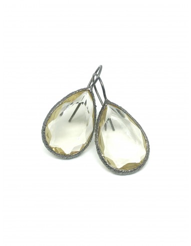 copy of Drop Stone Earrings and Engraved Frame