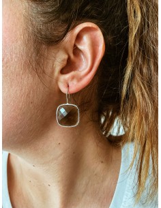 Orecchini con Pietra Fumè... 2