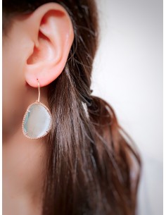 Orecchini con Pietra Grande... 2