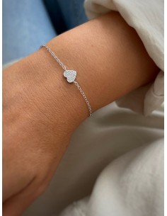 Bracelet with Heart in...