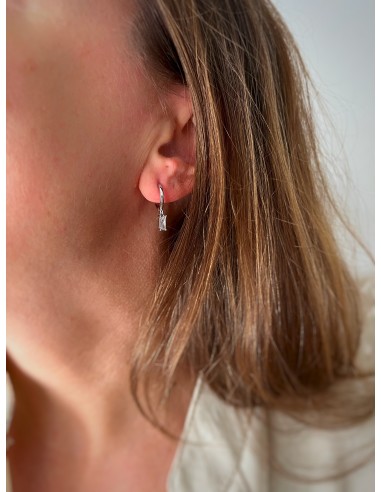 Baguette Single Earrings