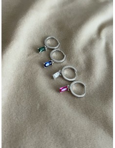 Baguette Single Earrings