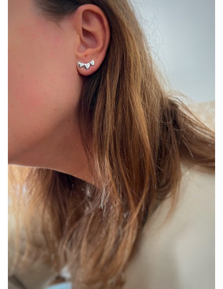 Multi-heart Lobe Earrings