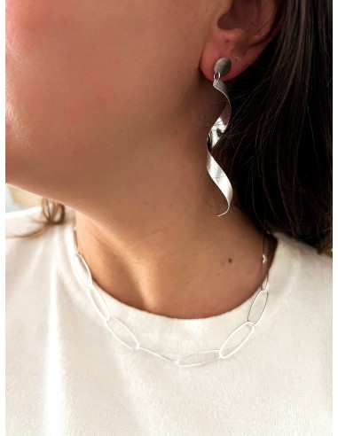 Earrings Spiral Engraved