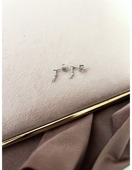 Orecchini Mini Zirconi Pendenti