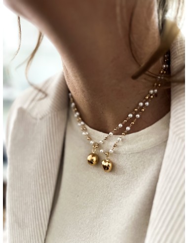 Collana Sfere e Perle con Pendente