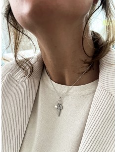 Pearl and Four-leaf Feather...